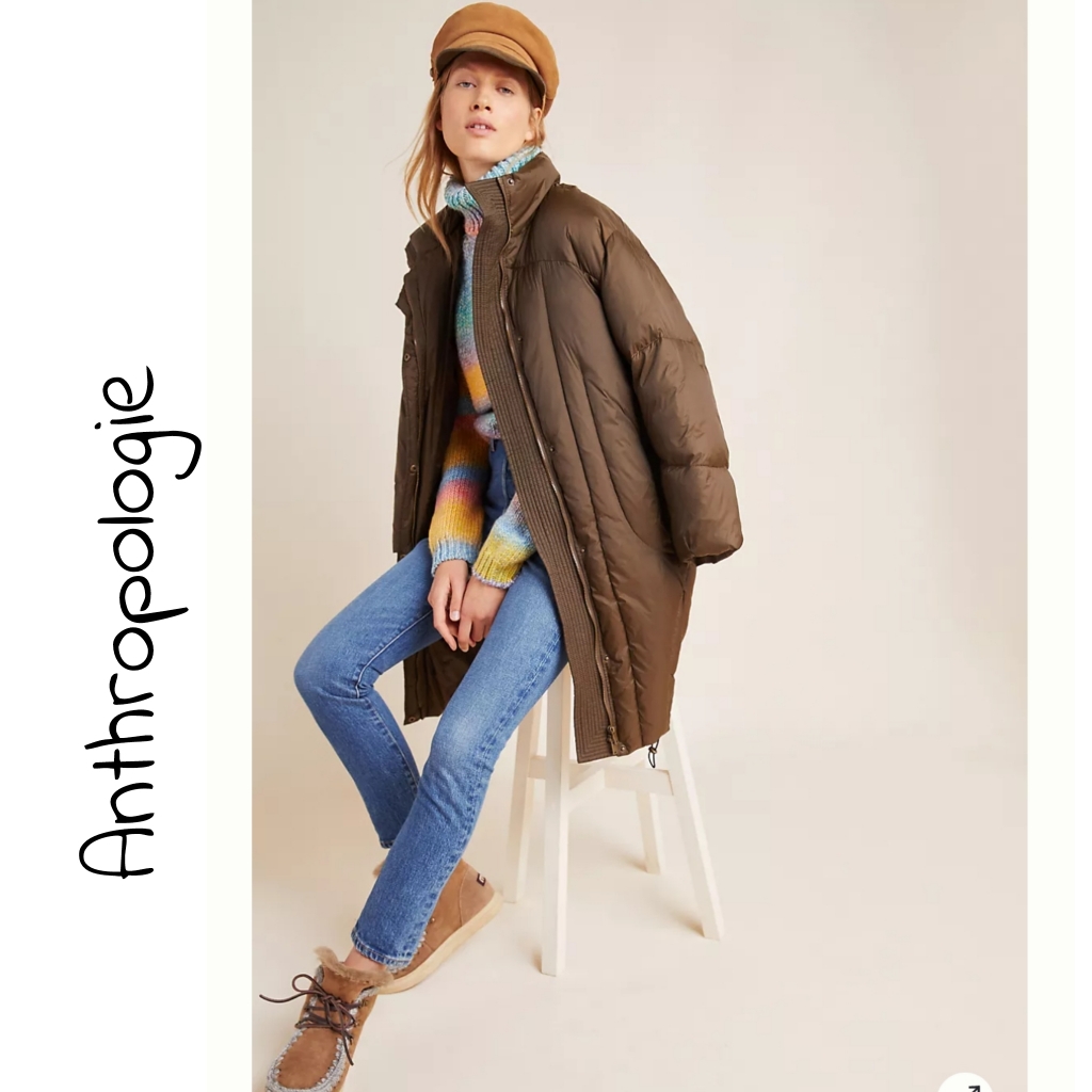 Anthropologie Pascua Puffer Coat Sz Xs